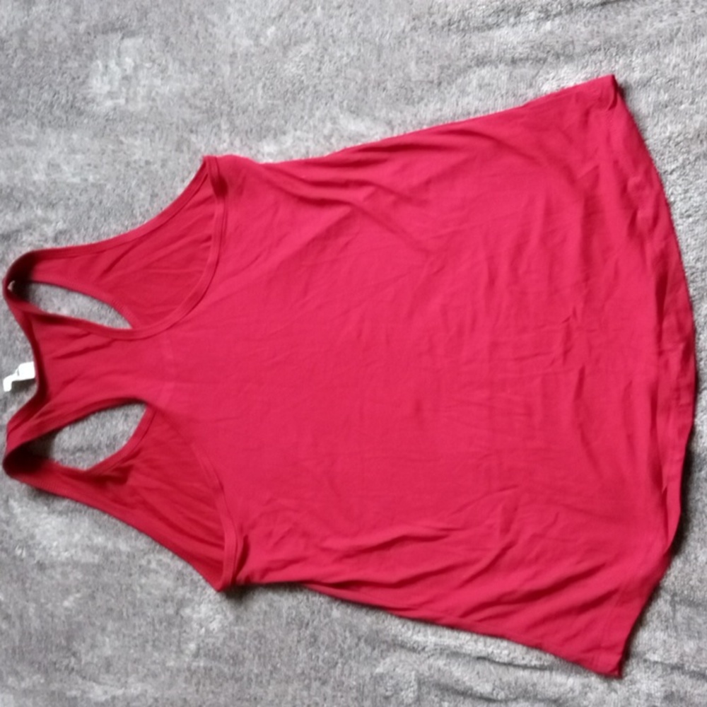 Burgundy racerback graphic tank - Picture 5 of 8